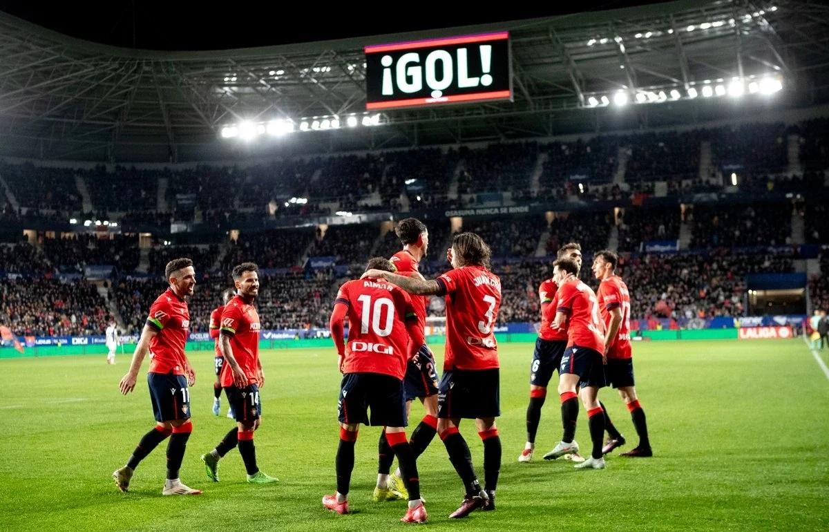 奥萨苏纳战平西班牙体育，展现强大抗压能力